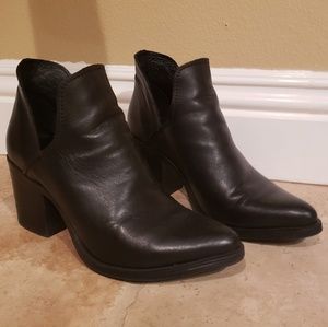 like new black booties